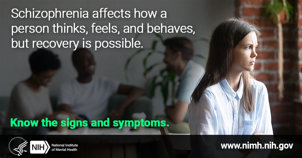 Schizophrenia affects how a person thinksfeel and behaves but recovery is possible May2020
