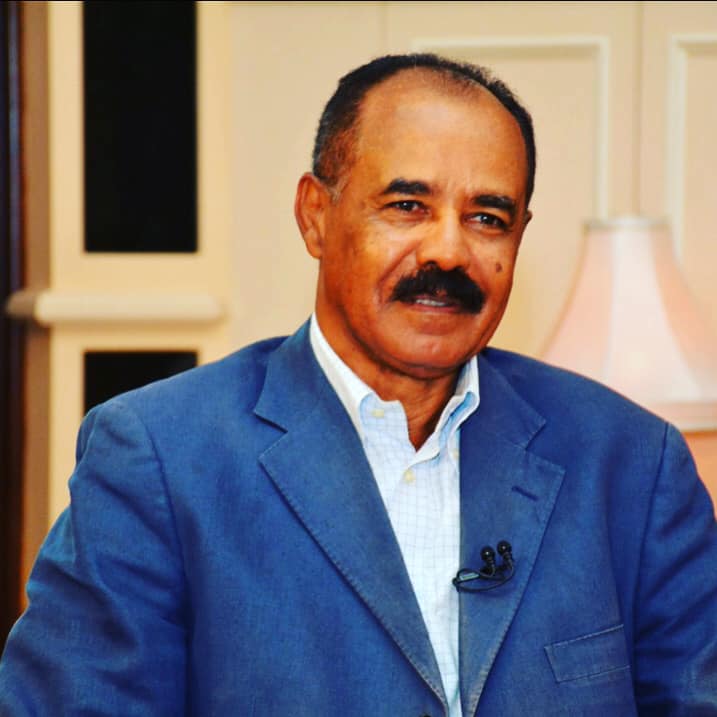 President Issiays AFWERKI novemebr 16 2020