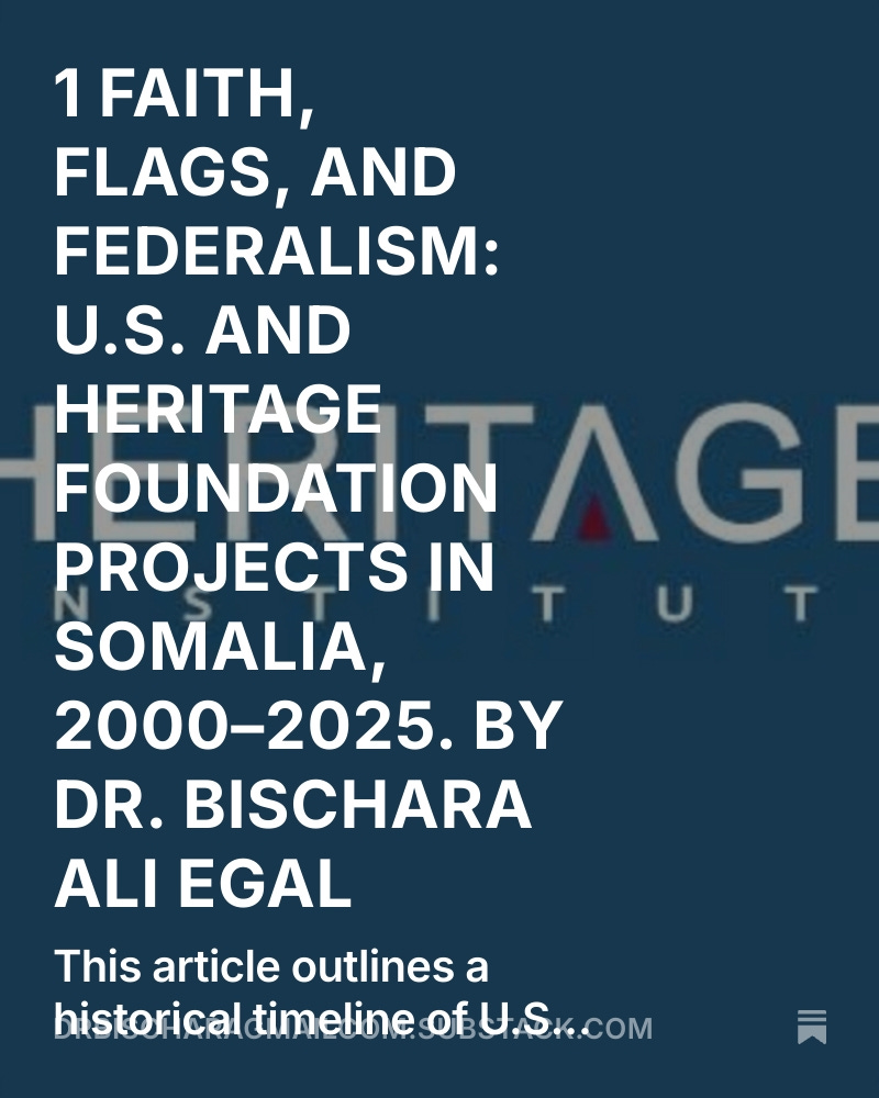 HERITAGE ACTIVITS IN SOMALIA 2000 2025